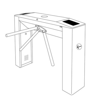 Puerta elegante del torniquete del trípode de la cerradura proveedor
