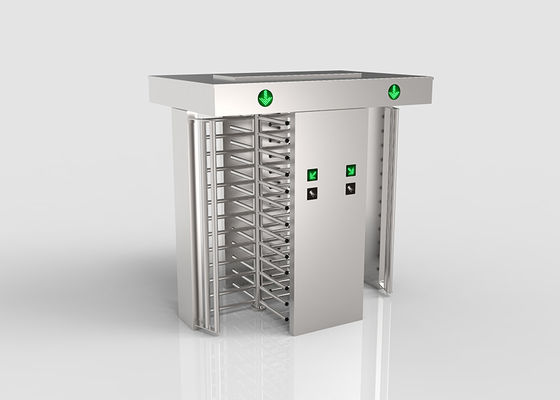 Puerta completa del torniquete de la altura del carril doble proveedor