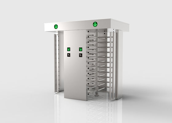 Puerta completa del torniquete de la altura del carril doble proveedor