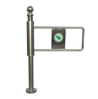 Puerta peatonal del torniquete del oscilación manual del grado de 90 rotaciones proveedor