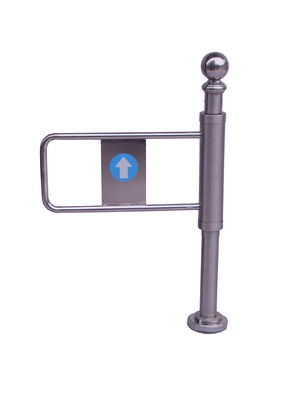 Puerta peatonal perjudicada del torniquete del oscilación manual proveedor